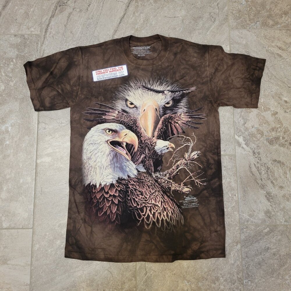 Vintage The Mountain Men’s small T-Shirt Eagle American Branch NWT